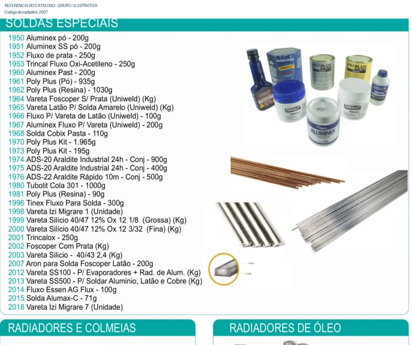 Aron para Solda Foscoper Latão - 200g